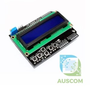 1602 16x2 Blue LCD Keypad Shield for Arduino Uno Mega 5V with Reset Button & Adjustable Contrast