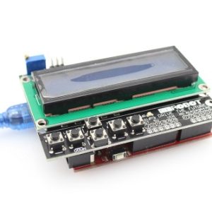 1602 16x2 Blue LCD Keypad Shield for Arduino Uno Mega 5V with Reset Button & Adjustable Contrast - Image 5
