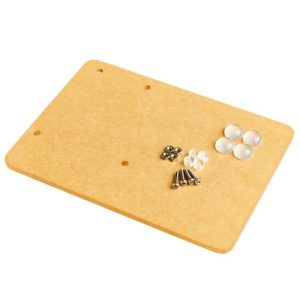Transparent Acrylic Base Plate for Arduino Uno R3 | High-Quality Mounting Board with Rubber Feet & Screws - Image 5