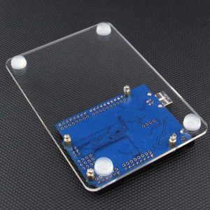 Transparent Acrylic Base Plate for Arduino Uno R3 | High-Quality Mounting Board with Rubber Feet & Screws - Image 6