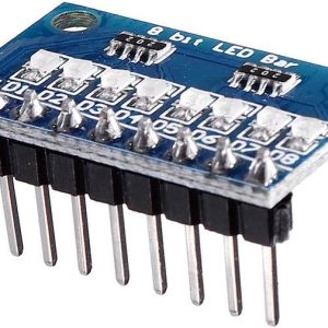 8-Bit Blue/Red LED Strip Module | 3-24V | Arduino, MCU, FPGA, Breadboard - Image 9