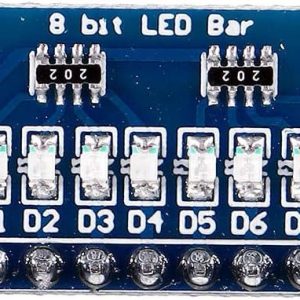 8-Bit Blue/Red LED Strip Module | 3-24V | Arduino, MCU, FPGA, Breadboard - Image 6