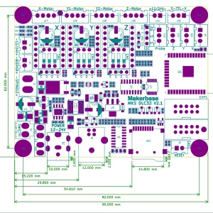 MKS DLC32 V2.1 32-Bit ESP32 GRBL WiFi CNC Laser Engraving Machine Controller Board - Image 5