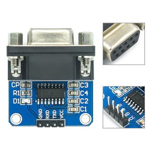 MAX3232 RS232 to TTL Serial Converter Module DB9 Connector 3.3V-5V MCU PLC STM32 - Image 3