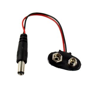 9V Battery Snap Clip to 2.1mm DC Plug Adapter Cable for Arduino & DIY Electronics - Image 4