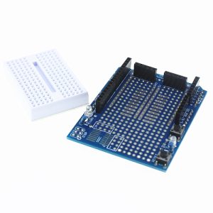 Arduino Uno Prototype Shield + Mini Breadboard | Mega Prototyping Board Kit - Image 3