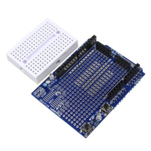 Arduino Uno Prototype Shield + Mini Breadboard | Mega Prototyping Board Kit - Image 6