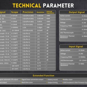 FNIRSI SG-004A Signal Generator Simulator 0-10V 4-20mA PT100 Thermocouple Tester - Image 9