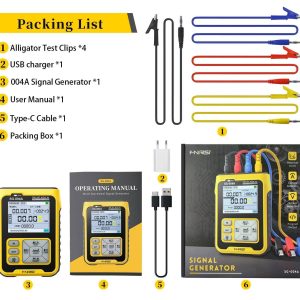 FNIRSI SG-004A Signal Generator Simulator 0-10V 4-20mA PT100 Thermocouple Tester - Image 13