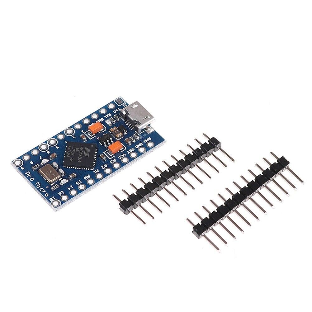 Pro Micro ATmega32U4 5V/16MHz Arduino-Compatible Microcontroller Board ...
