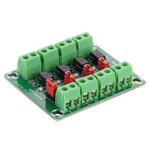 PC817 4-Channel Optocoupler Isolation Module Signal Voltage Converter 3.3V 5V to 24V - Image 7