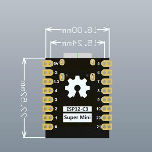 ESP32-C3 Super Mini IoT Dev Board RISC-V WiFi Bluetooth 5.0 Low Power MCU - Image 11